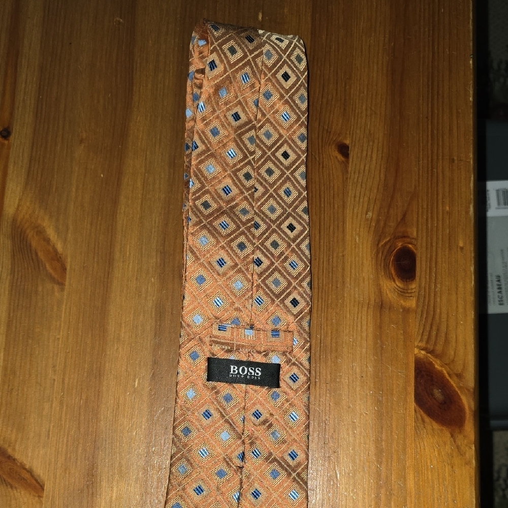 BOSS Orange Patterned Tie - Picture 4 of 8